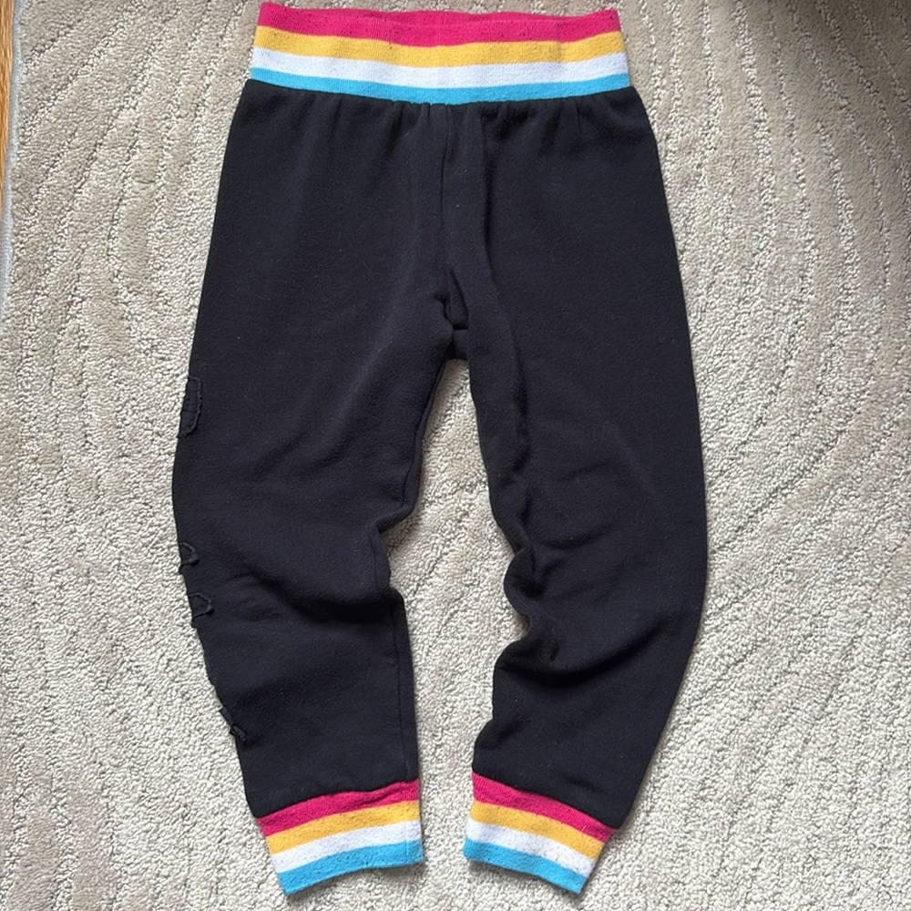 Butter Super Soft Patch Letter Jogger Sweat Pants